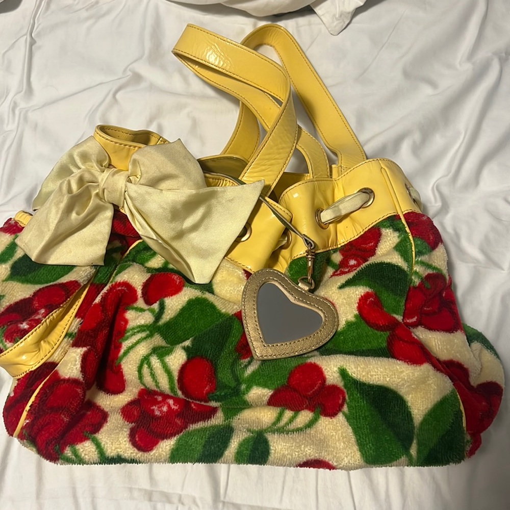 Juicy daydreamer cherry tote